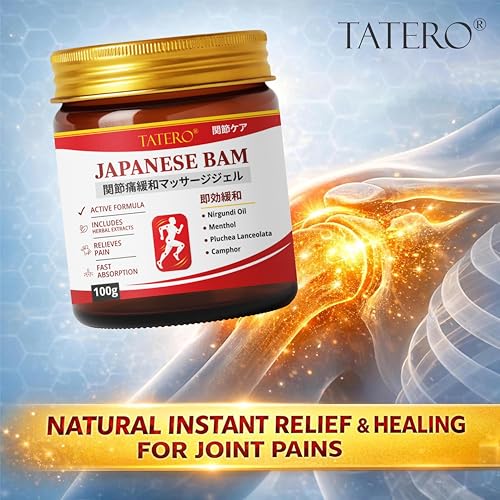 Image of Japanese Formula Soothing Massage Gel for Joint & Muscle Pain Relief Gel | Herbal Formula with,Camphor & Nirgundi Oil | Fast Absorbing Back,Neck,Knee & Leg Pain Relief Balm|Non-Greasy Muscle Gel (1 (100gm))