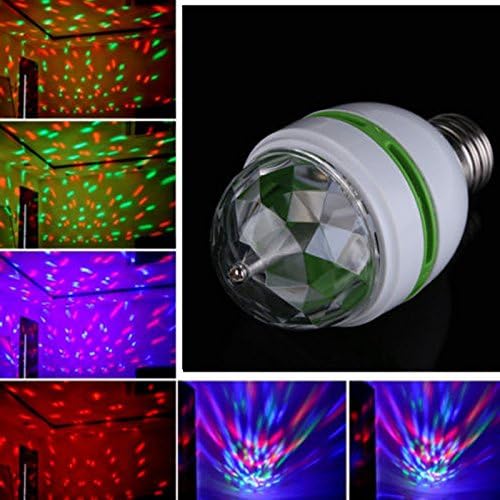 Miniatura 3 de Windspeed Base cristalina cambiante multi de la luz E27 de la etapa del color del bulbo del estroboscópico