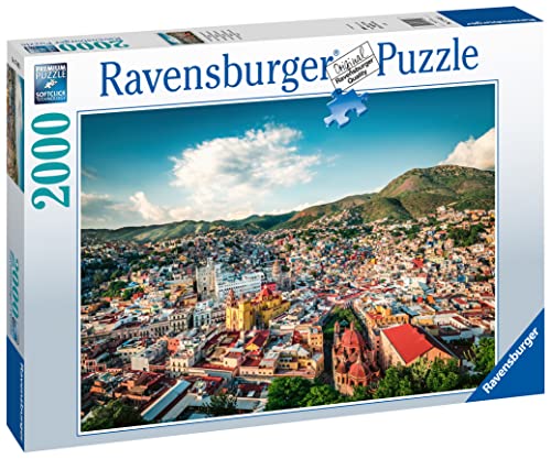 Puzzle 2000 pièces : Ville coloniale de Guanajuato Mexique Ravensburger France - vue 5