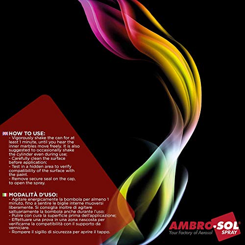 Pintura acrílica en spray Ambro-Sol Verde Reseda RAL 6011 para superficies en pack de 3 4