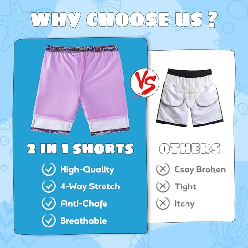 Short de bain garçon extensible et doublé pour éviter les brûlures du sable - 7