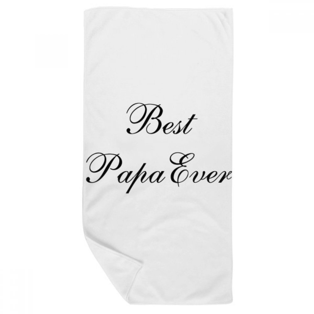 Serviette de bain Le Meilleur Papa Jamais douce 35x70cm