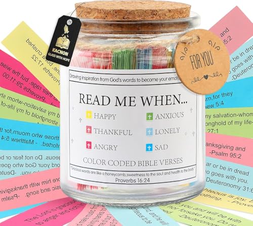 Frasco con versículos bíblicos, Biblia, regalo cristiano, frasco de vidrio con 90 versículos bíblicos coloridos frasco de esperanza regalo cristiano regalo bíblico de Pascua para hombres y mujeres Frasco con versículos bíblicos, Biblia, regalo cristiano, frasco de vidrio con 90 versículos bíblicos coloridos frasco de esperanza regalo cristiano regalo bíblico de Pascua para hombres y mujeres