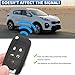 5 Button Key Fob Shell Replacement for Chevy Cruze Camaro Impala Equinox GMC Terrain Buick Regal Lacrosse 2017 2016 2015 2014 2013 2012 2011 2010 OHT01060512 Keyless Entry Remote Flip Car Key Fob Case