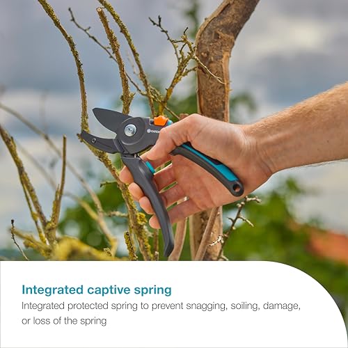 Gardena Secateurs PremiumCut Pro Dry Wood, Anvil, 24 mm Cutting Diameter, ErgoTec Handle with Soft Grip, Precision-Ground Steel Blades, PowerCoating (12250-20) - Image 4