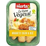 Herta Le Bon Végétal Nuggets Soja et Blé, 200g