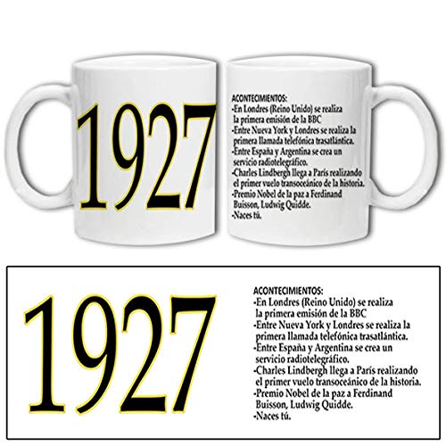 L'Informal Tazas acontecimientos años cumpleaños Eventos (1927)