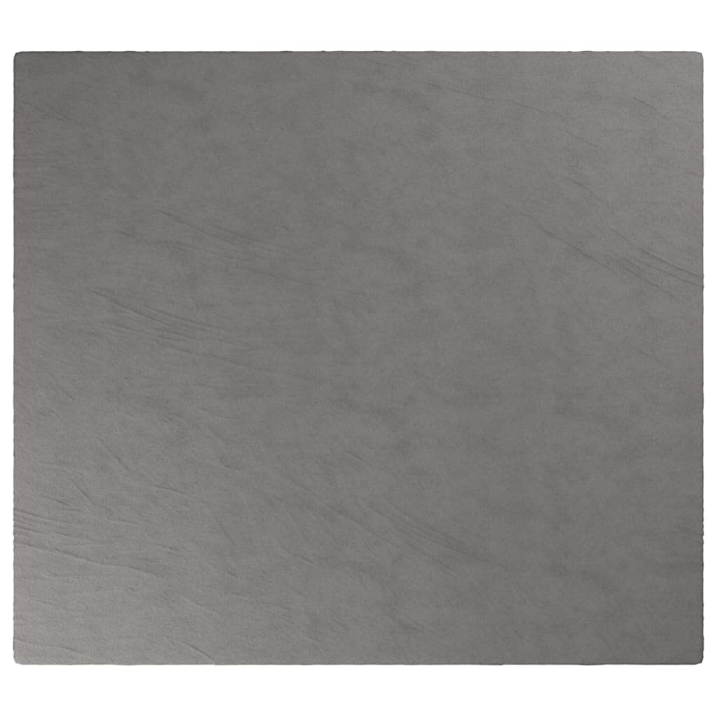 Koc obciążeniowy z poszewką szarą, 200 x 220 cm, 9 kg, bawełna, z hipoalergicznym wypełnieniem i szlufkami wewnętrznymi, oddychający, na lato i zimę, idealny jako koc do spania i mieszkania