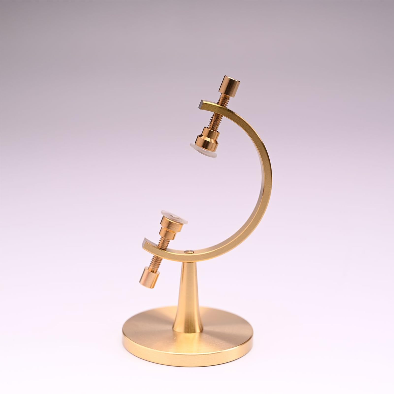 Expositor ajustable para minerales con clip acolchado, soporte de muestras fósiles piedras preciosas