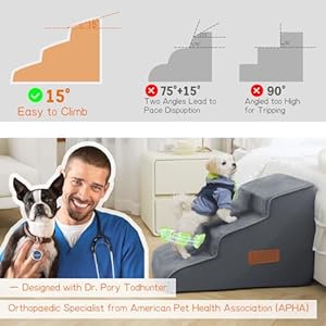   Supet-Dog-Stairs-for-Small-Medium-Large-Dogs-to-Get-on-High-Bed-Durable-Dog-Ramp-for-Bed-Couch-Car-Tall-Pet-Stairs-Steps-for-Dogs