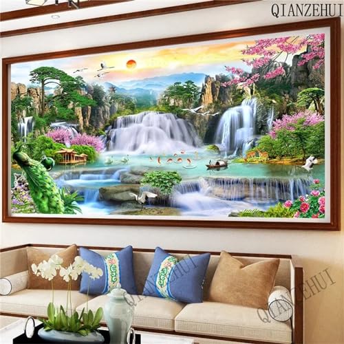 Bricolage diamond painting adulte 70x160 de point de croix et loisir créatif motif animaux