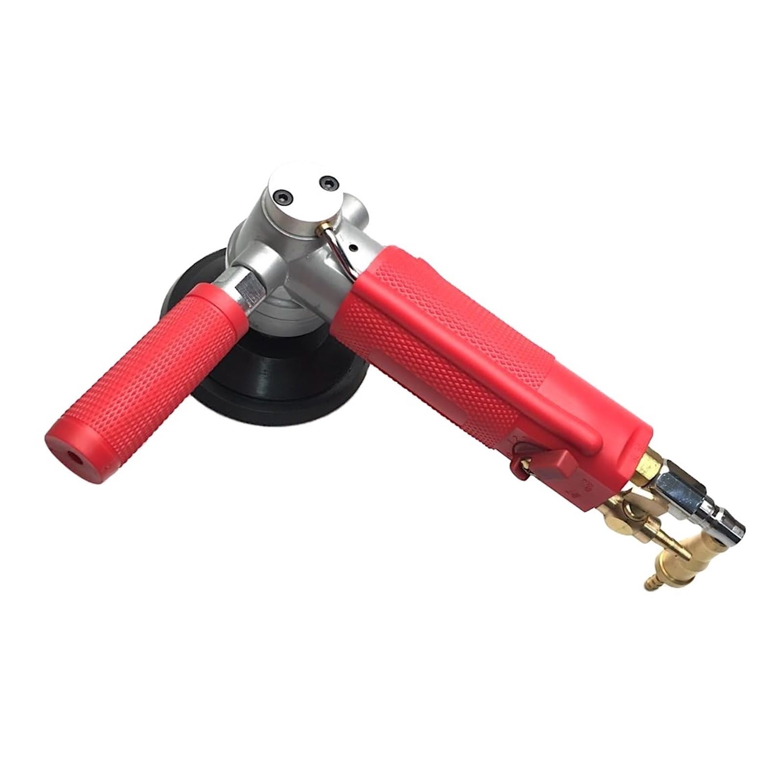 Wet Polisher, 3 Inch Straight Shank Water Jet Pneumatic Grinder Wet Air Sander for Marble Granite Stone Jade Floor Polisher
