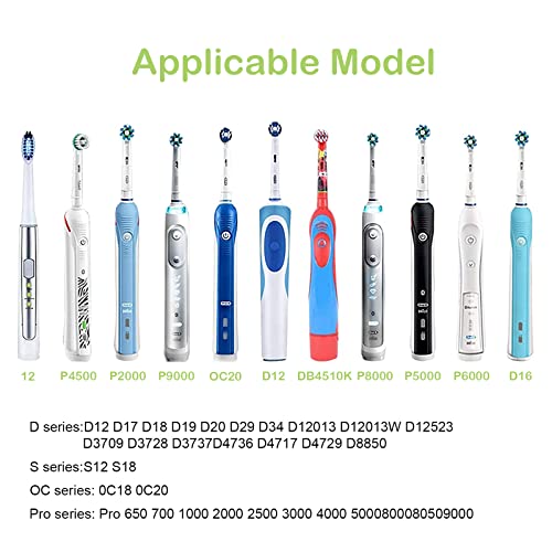 Electric Toothbrush Replacement Charger For Oral B,Oral B Charger Base Inductive Charging Portable Waterproof Abs Model 3757 #TOP1