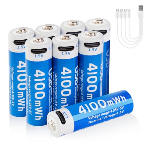 insziii 4100mWh AA Rechargeable Batteries