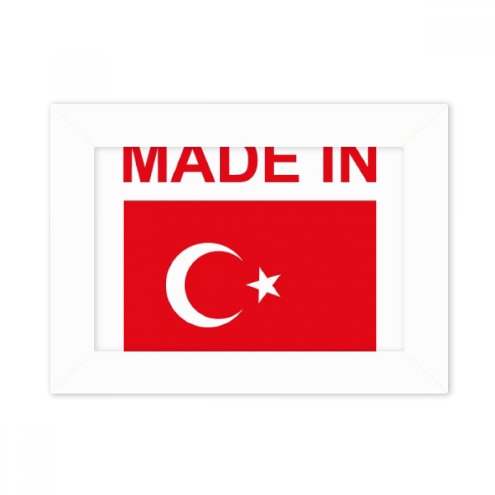 Cadre Photo Blanc Souvenir de Turquie pour Photos de Format 4x6 Pouces