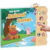 Joey Books: Animal Songs, Press and Play Song Book Nursery Rhymes, Button and Sound Module, Classic Nursery Rhymes and Animal Music