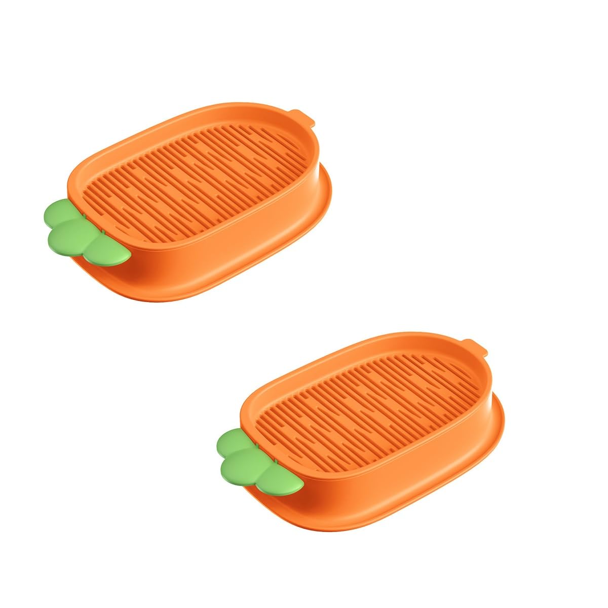 KMOCEPLY Cat Grass Planter Tray Waterless Soil Cultivation Cat Grass Tray Plant Germination Tray Cat Snack Cat Grass And Cat Grass Potted Plant Dogs and Other Pets (2PCS)