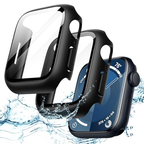 JETech Cover Impermeabile con Pellicola Protettiva per Apple Watch Series