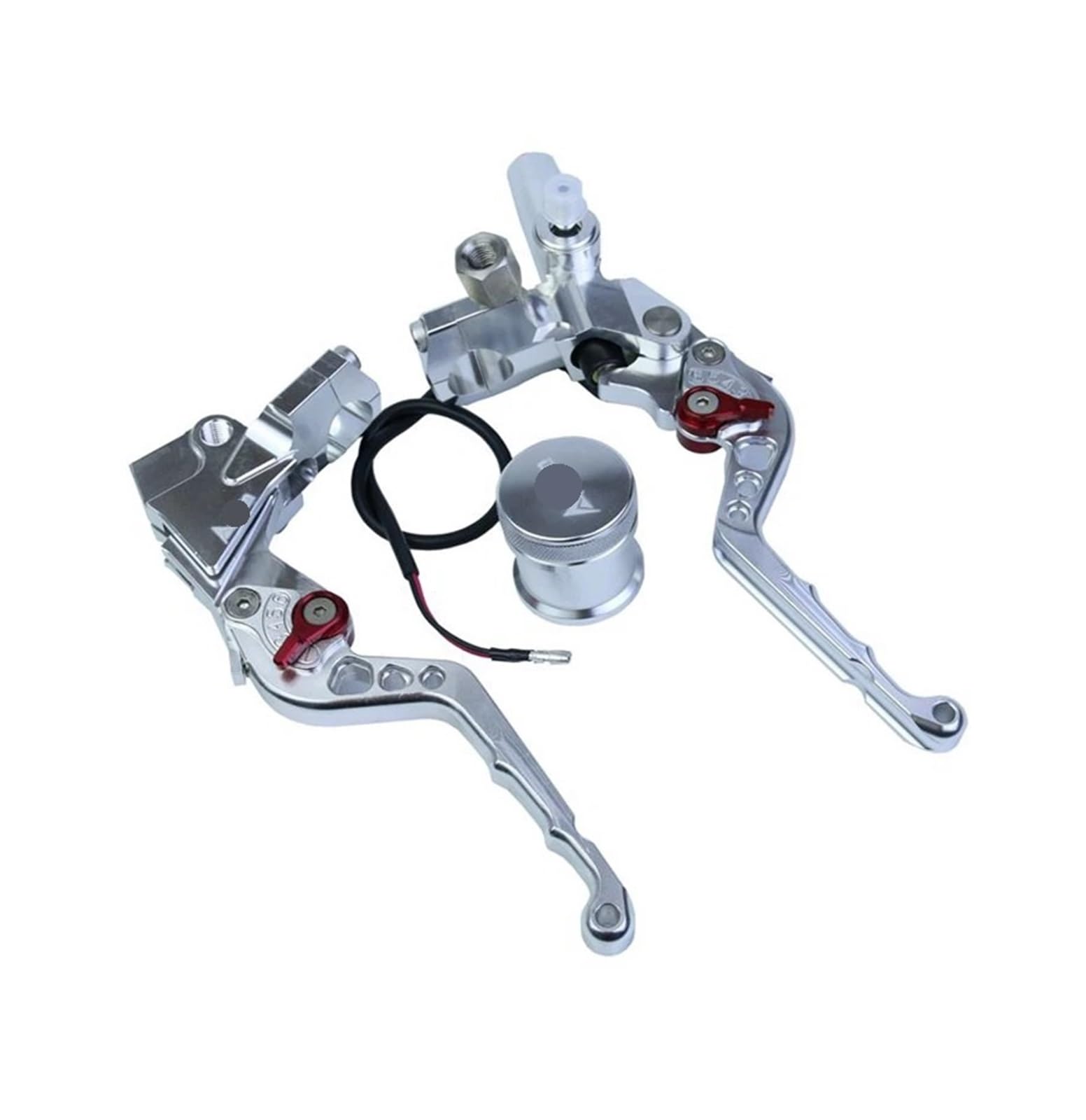 YWQJIOPM Motorcycle Brake Clutch Lever Clutch Master Cylinder Brake Universal 22mm Motorcycle Fluid Reservoir Set Brake Clutch Handle Brake Clutch Lever