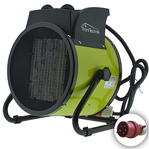 Preisvergleich Produktbild Tronitechnik® Keramikheizer Heizlüfter mit Zwei Leistungsstufen 3300 / 5000 Watt und Thermostatsteuerung mit Lüfterregelung inkl. Überhitzungsschutz
