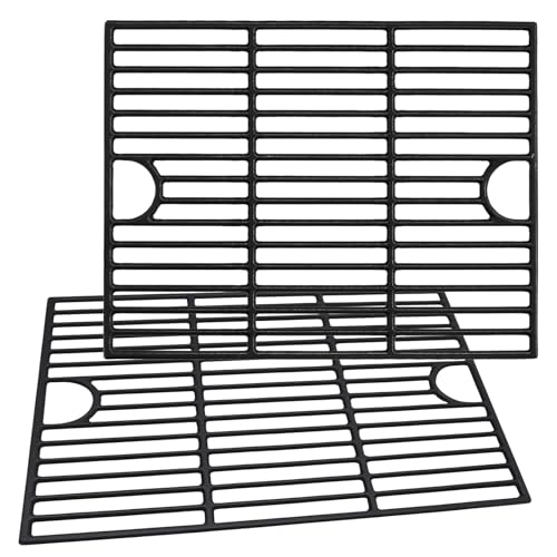 Wanchao 17 Inch Cast Iron Grill Grates for Nexgrill 4 Burner 720-0830H 720-0783E 720-0830X 720-0888S and 5 Burner 720-0888N 720-0888 720-0697 Replacement Cooking Grate Parts