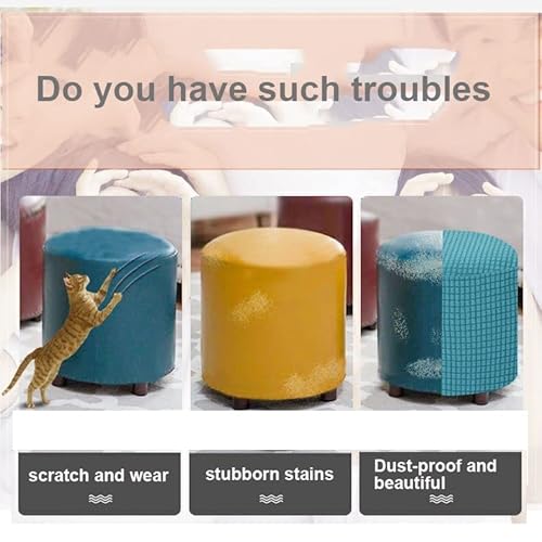 XGANGM Copri Pouf Fodera Poggiapiedi