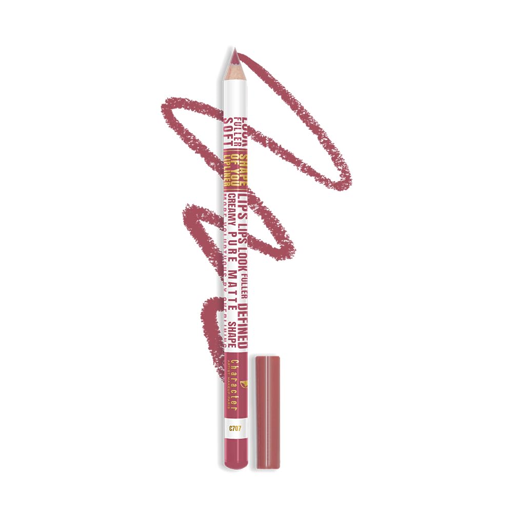 Character Shape of You Lip Liner Pencil | Long Lasting Smudge Proof Formula | Creamy Smooth Texture | Precision Lip Contour & Definition (C707, 1.13g) | Precision Lipliner-picture-55