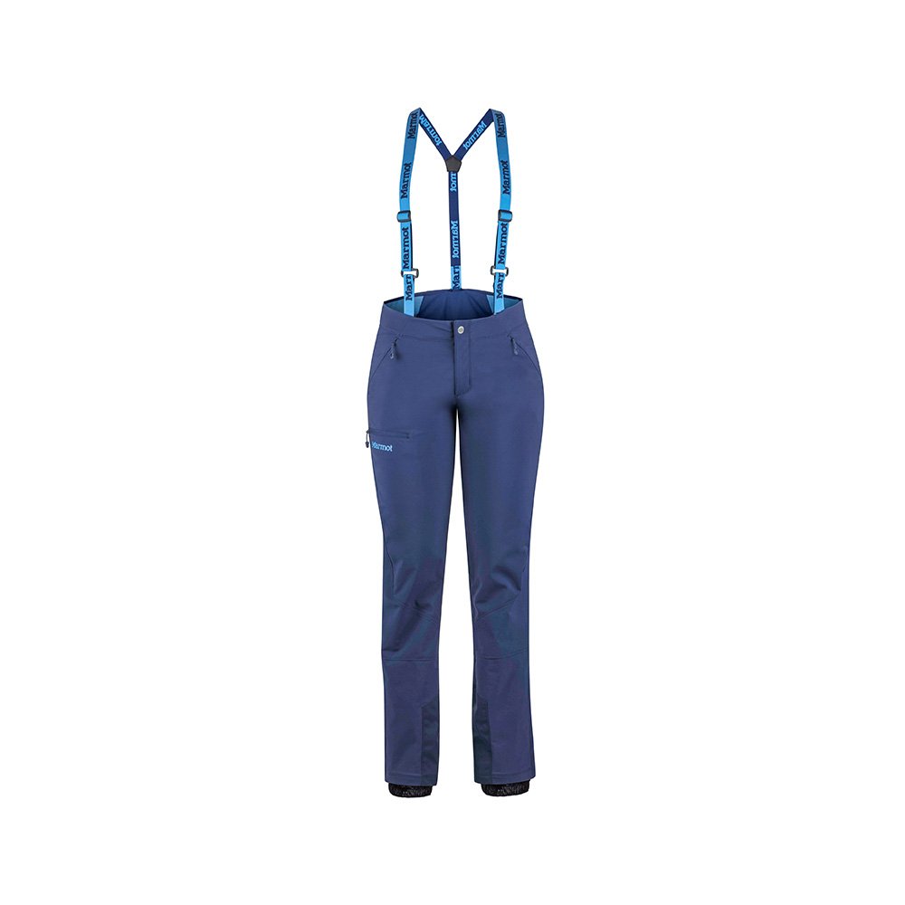 Marmot Wm's Pro Tour Pant Softshell Trekking Pants, Outdoor Trouser, Water Resistant, Breathable - Arctic Navy, 6