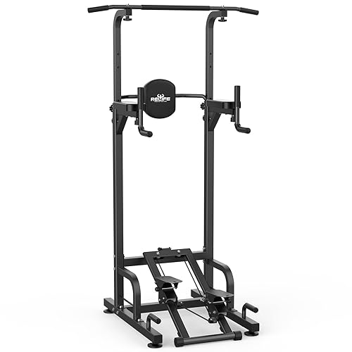 RELIFE REBUILD YOUR LIFE Power Tower Pull Up Bar Station