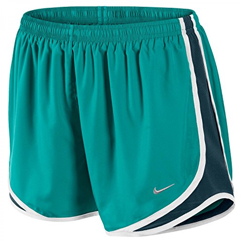 Image of Nike Tempo Ladies Running Shorts, Green, M