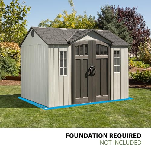 Lifetime-60243-10-x-8-Ft-Outdoor-Storage-Shed Lifetime 60243 10 x 8 Ft Outdoor Storage Shed