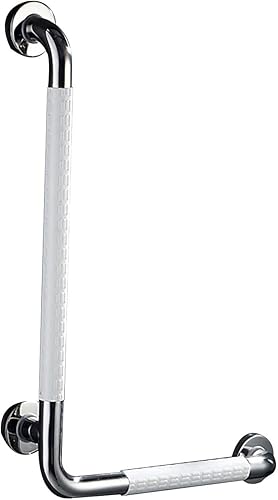 Miniatura 7 de Barras de agarre para bañeras y duchas, agarre de seguridad para discapacitados, barra de seguridad para el baño de cuidado en el hogar (forma de L