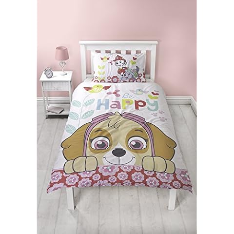 Paw Patrol Bright Duvet Cover Set with Sky Design Cover