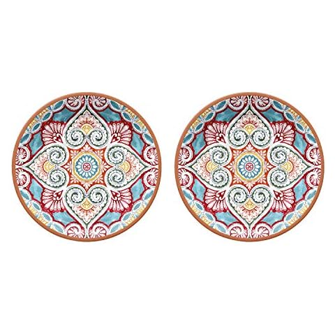 Purely Home Rio Corte Melamine Plates Set Cover