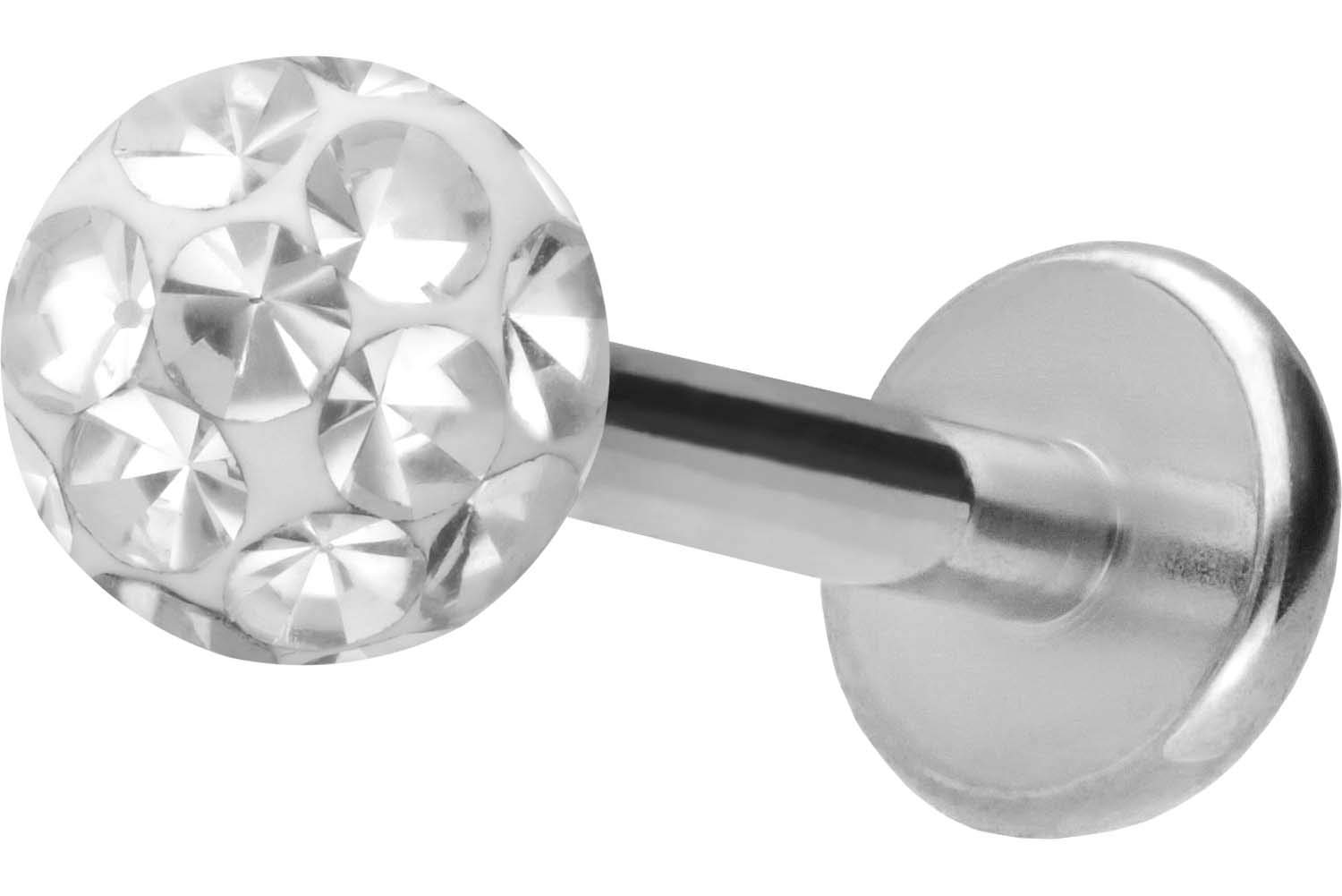 Anneau Piercing Opale Helix Tragus ESHIONER Anneau Septum Titane G23 - 16G 8mm - Hypoallergénique Opale Anneaux Septum Hypoallergénique