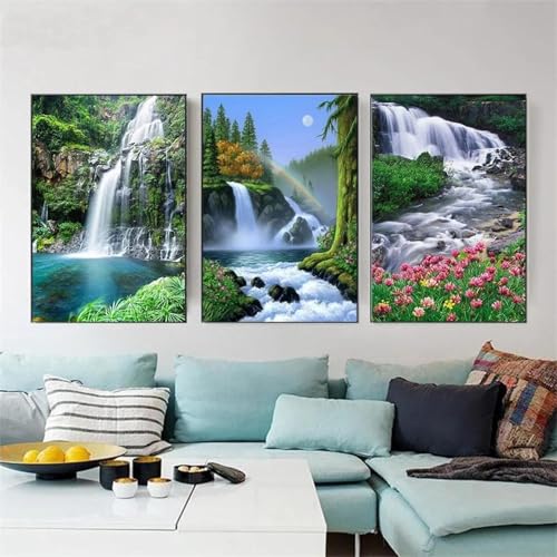 Imprimé sur toile cascade de 50x70 cm, une œuvre d'art moderne pour habiller vos murs