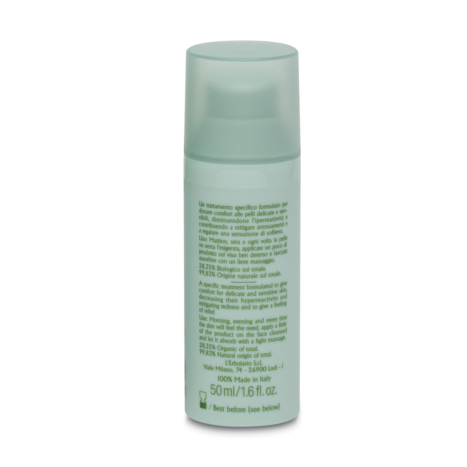 L'Erbolario DELICALMA 24-godzinny krem do twarzy, 1 opakowanie (1 x 50 ml)