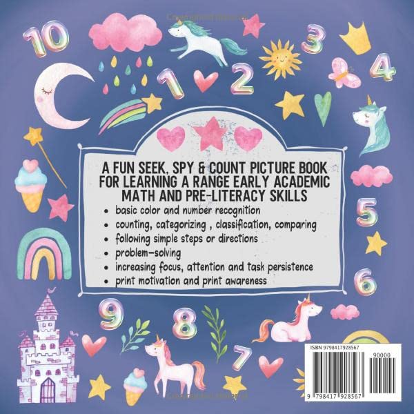 I Love Counting! Magical Unicorns, Rainbows, & More: A Fun Seek, Spy, & Learn to Count Adventure for Kids Ages 2-5 Years Old | Interactive & ... Reading, Literacy, Math, and Language Skills) - Image 2