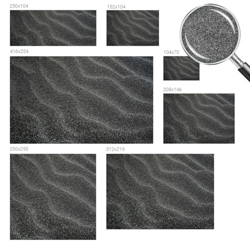 Décoration murale intissée vagues de sable 416x254 cm impression luxe