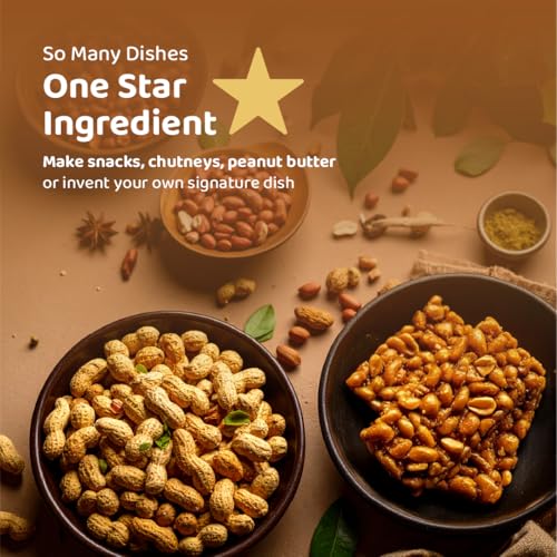 Image of DeHaat Honest Farms Pesticide Free Raw Peanuts 1000 gram (Pack of 2)