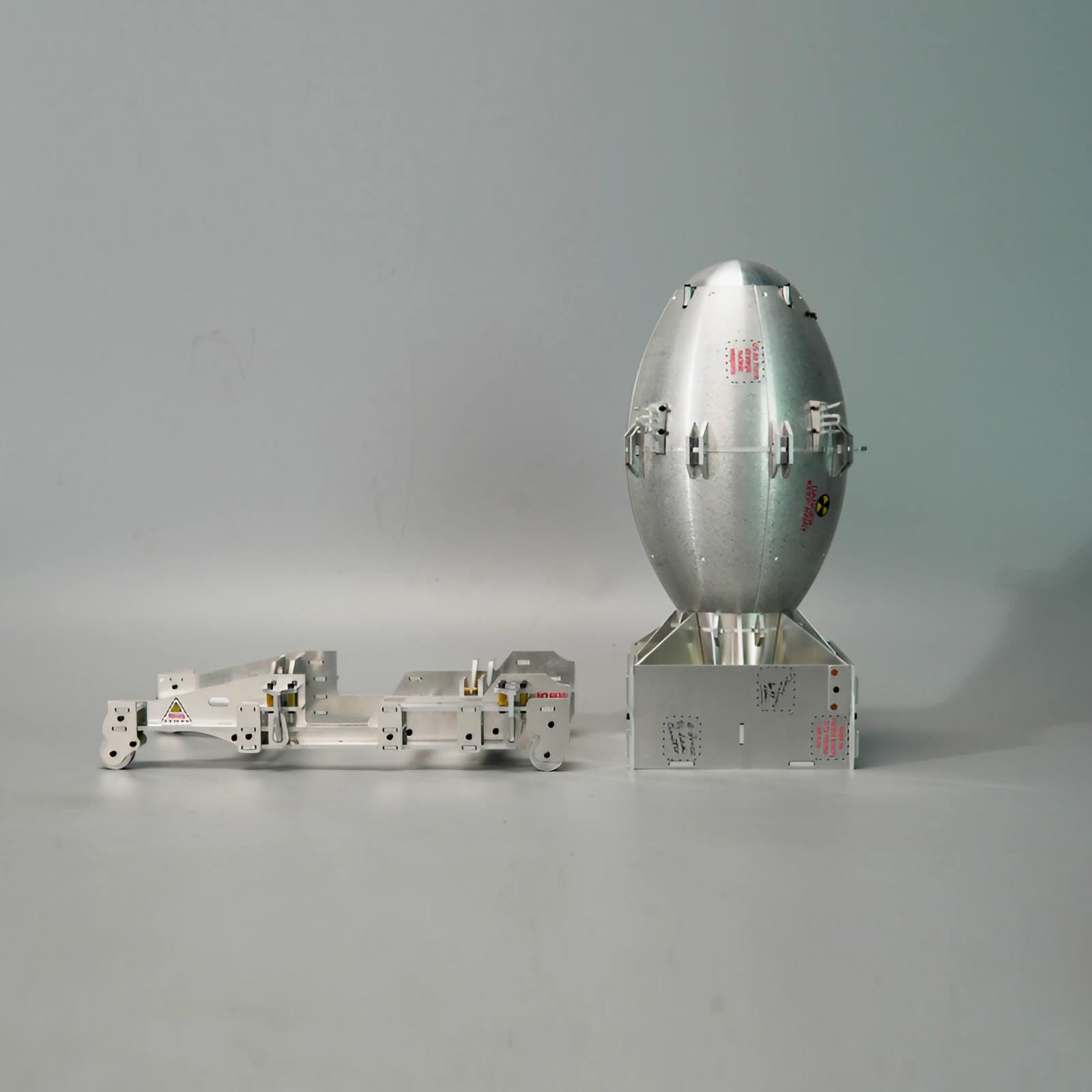 1/12 Scale Little Boy Nuclear Bomb Model - Full Metal WWII Replica For History Buffs & Collectors