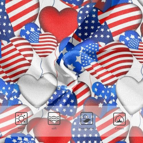 Joisal Cotton Toddlers Underwear Floral Heart Balloon Patriotic America Cute Panties Girl Fancy Kids Briefs Undies 2t3