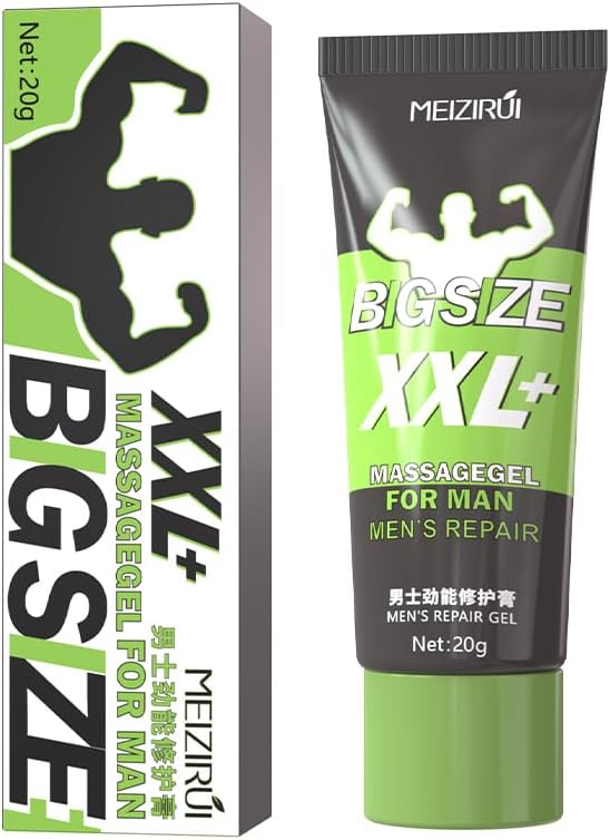 Extra Strength Big Size XXL+ Enlargement Oil – Men’s Power Massage Gel & Cream for Huge Size, Thickness, and Strength (Big Size+)