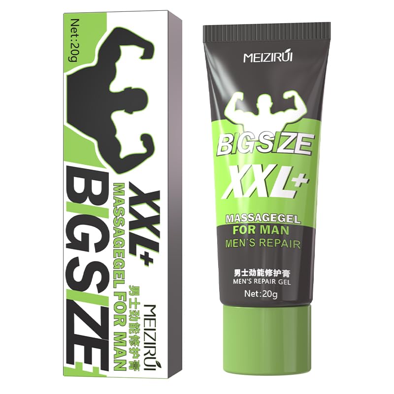 Extra Strength Big Size XXL+ Enlargement Oil – Men’s Power Massage Gel & Cream for Huge Size, Thickness, and Strength (MEIZIRUI Big Size, Big Size)