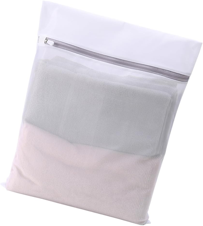 Miniatura 3 de Juego de bolsas de malla para lavandería, 4 unidades, 15.7x11.4 in, con cremallera, bolsa de lavadora para ropa fina, ropa delicada, embalaje de