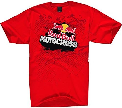 Alpinestars Grit Red Bull Motocross Men's Short-Sleeve Sportswear T-Shirt/Tee