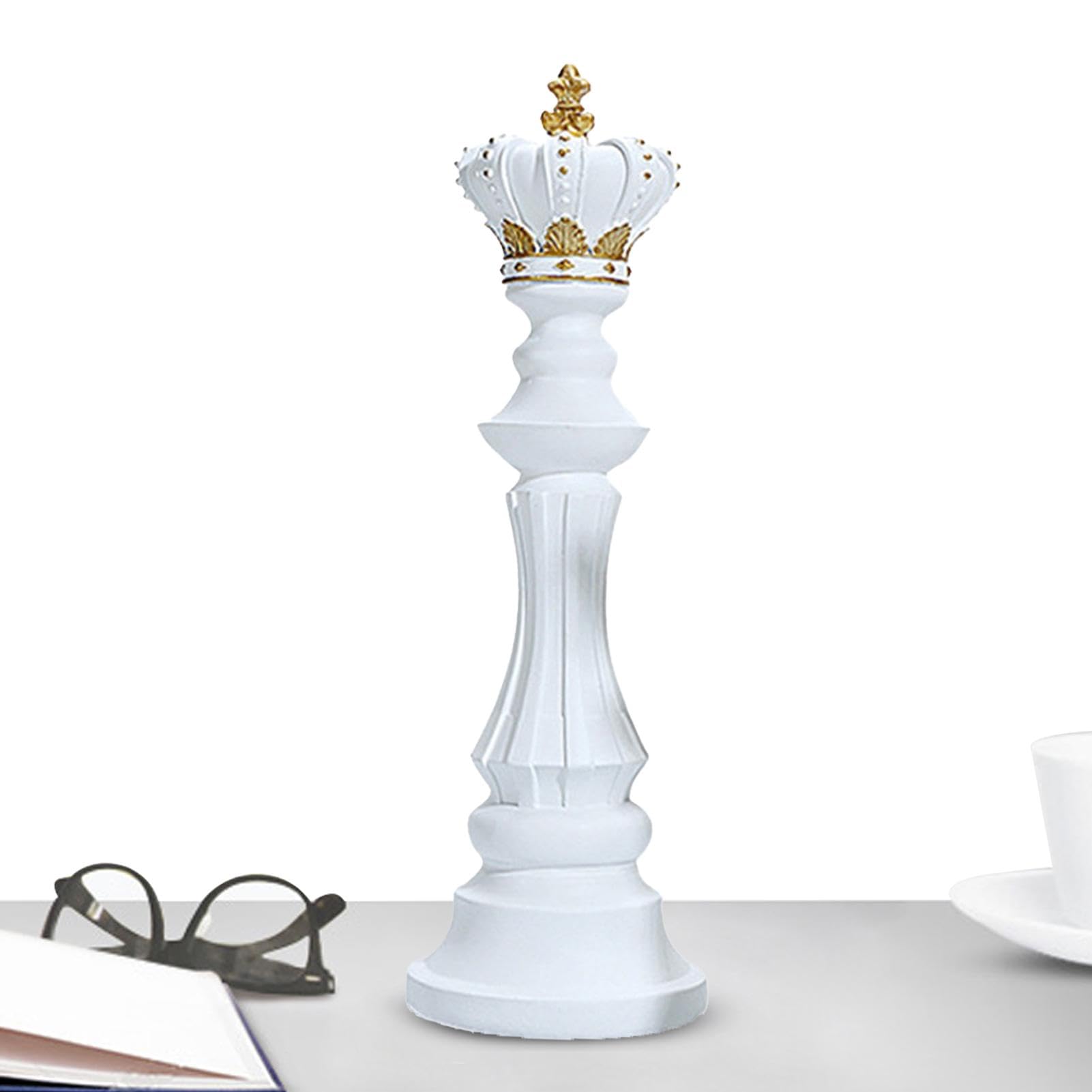 Décoration échecs en résine haut de gamme pour intérieur chic et épuré