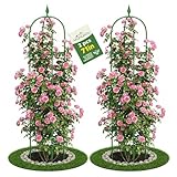 2 Pack Garden Obelisk Trellis for Climbing Plants, 71'...