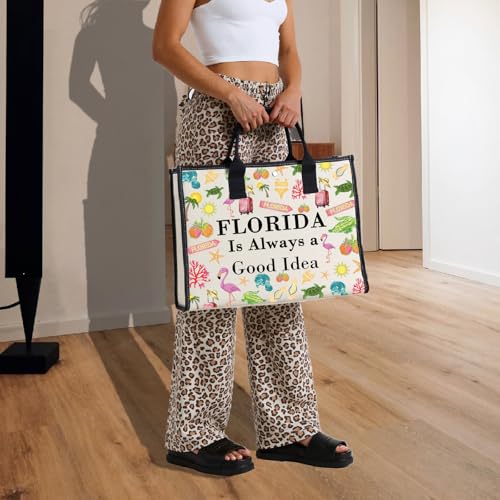 Sac de courses Floride grand format pour plage et voyage - 6