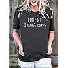 Fun-Fact-I-Dont-Care-Shirts-for-Women-Funny-Shirt-Tops-Summer-Casual-T-Shirt-Top-Tees Fun Fact I Don't Care Shirts for Women Funny Shirt Tops Summer Casual T-Shirt Top Tees (Dark Grey, Medium)
